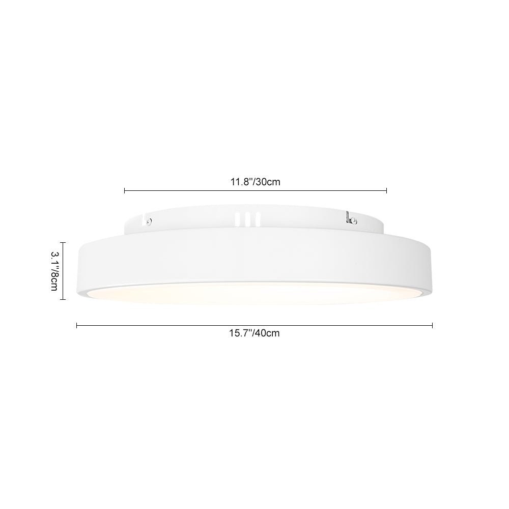 Moderna Lampada da Soffitto LED Sottile e Semplice a Forma Rotonda