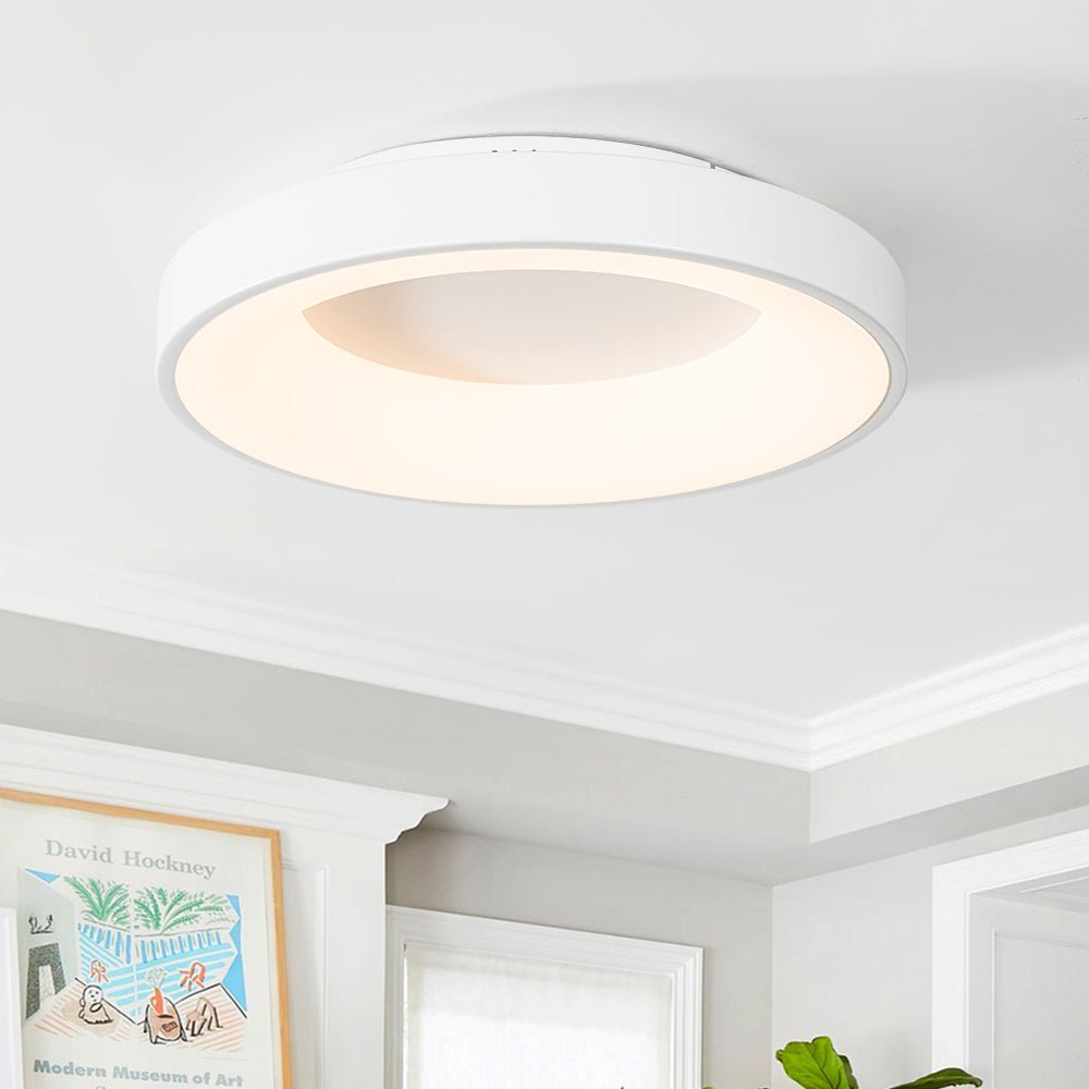 Moderna Lampada da Soffitto LED Sottile e Semplice a Forma Rotonda