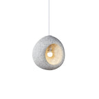 Sospensione Wabi Sabi a Forma di Grotta con 1 Luce per Tavolo da Pranzo