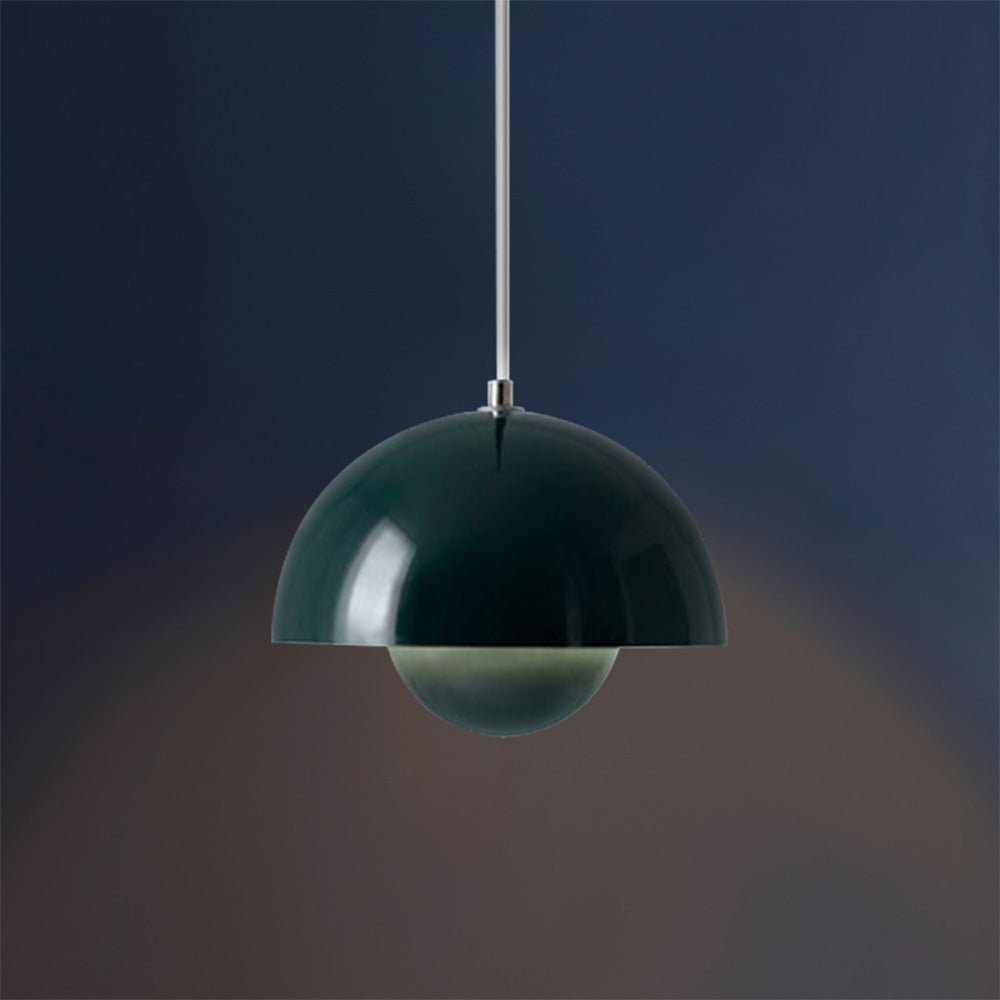 Lampada a sospensione fungo fiore danese 1 luce design nordico per cucina