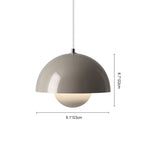 Lampada a sospensione fungo fiore danese 1 luce design nordico per cucina