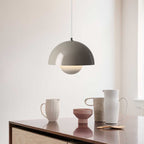 Lampada a sospensione fungo fiore danese 1 luce design nordico per cucina