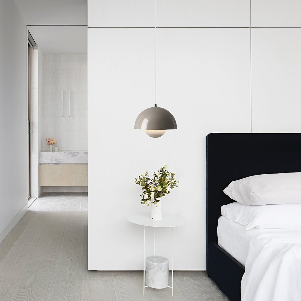 Lampada a sospensione fungo fiore danese 1 luce design nordico per cucina