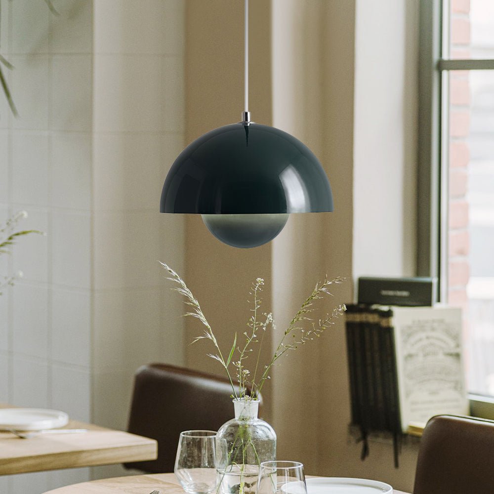 Lampada a sospensione fungo fiore danese 1 luce design nordico per cucina