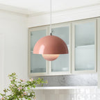 Lampada a sospensione fungo fiore danese 1 luce design nordico per cucina