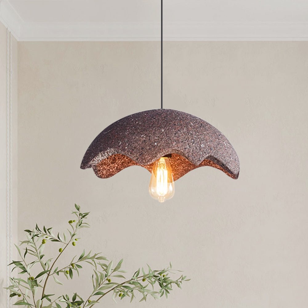 Lampada a sospensione Wabi Sabi di forma irregolare con 1 luce