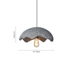 Lampada a sospensione Wabi Sabi di forma irregolare con 1 luce