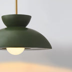 Lampadario a Cupola in Resina con 1 Luce per Isola Cucina