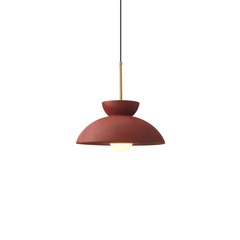 Lampadario a Cupola in Resina con 1 Luce per Isola Cucina