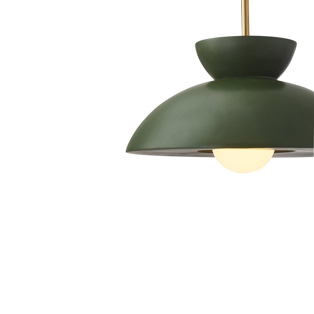 Lampadario a Cupola in Resina con 1 Luce per Isola Cucina