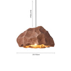 Lampada a sospensione a forma di roccia Nordic 1 luce