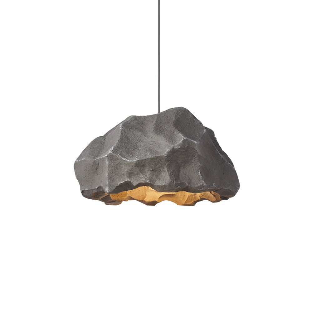 Lampada a sospensione a forma di roccia Nordic 1 luce