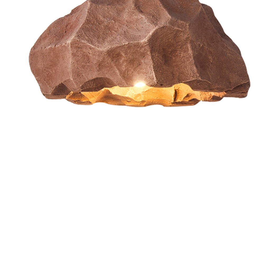 Lampada a sospensione a forma di roccia Nordic 1 luce
