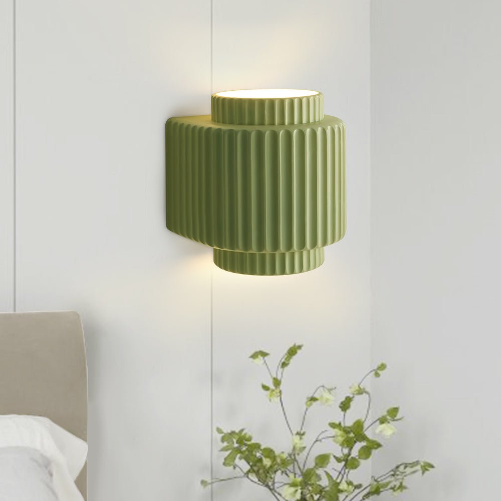 Nordic Cream Stile Applique a Cilindro con 1 Luce