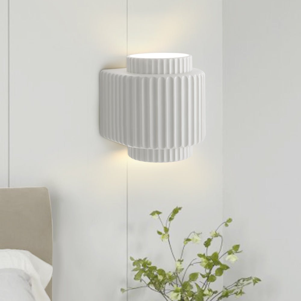 Nordic Cream Stile Applique a Cilindro con 1 Luce