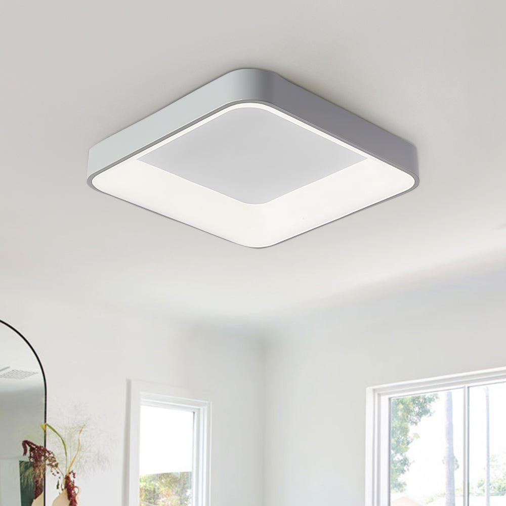 Lampada da soffitto a LED quadrata piatta nordica