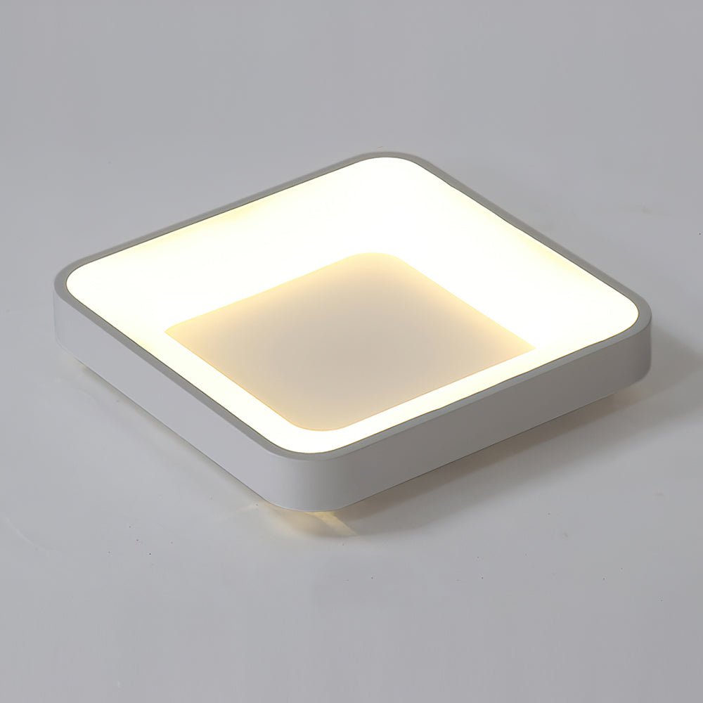 Lampada da soffitto a LED quadrata piatta nordica