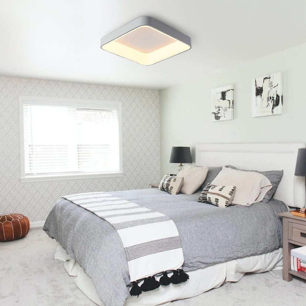 Lampada da soffitto a LED quadrata piatta nordica