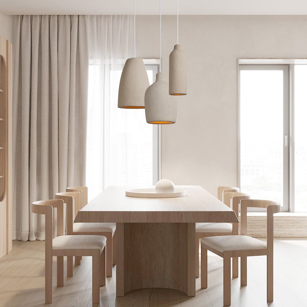 Lampada a sospensione a forma di vaso geometrico nordico per sala da pranzo