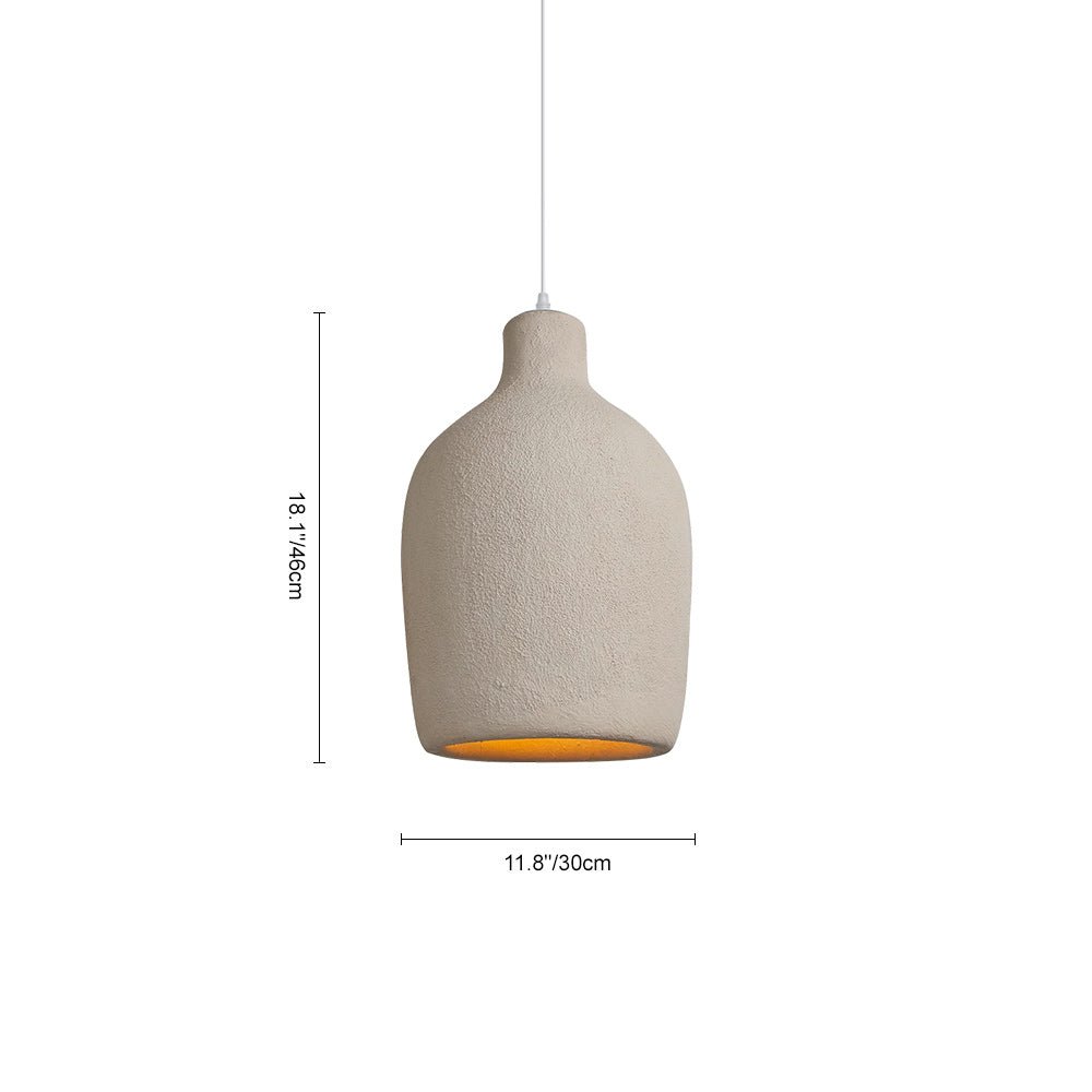 Lampada a sospensione a forma di vaso geometrico nordico per sala da pranzo