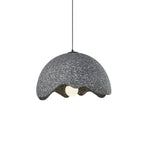 Sospensione Wabi Sabi a Cupola Maculata con 1 Luce Fatta a Mano Nordica