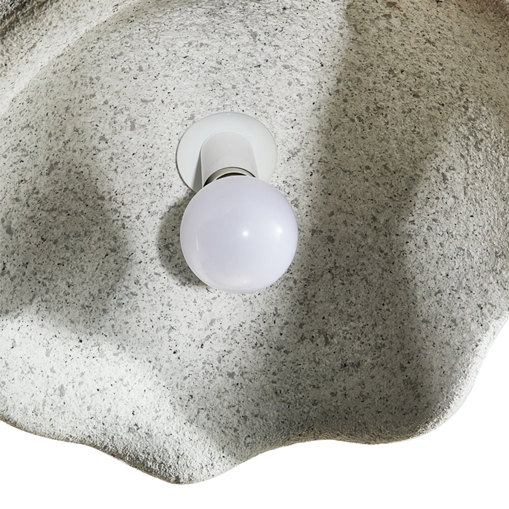 Sospensione Wabi Sabi a Cupola Maculata con 1 Luce Fatta a Mano Nordica