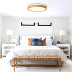 Lampada da soffitto a LED dimmerabile con accentuazione in legno Scandinavia