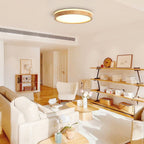 Lampada da soffitto a LED dimmerabile con accentuazione in legno Scandinavia