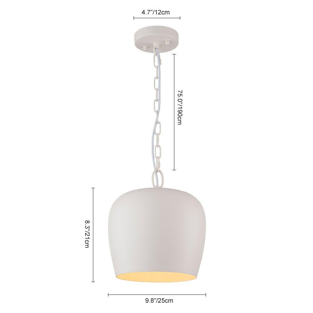 Lampada a sospensione geometrica scandinava a 1 luce