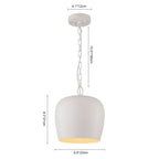 Lampada a sospensione geometrica scandinava a 1 luce