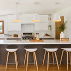 Lampada a sospensione geometrica scandinava a 1 luce