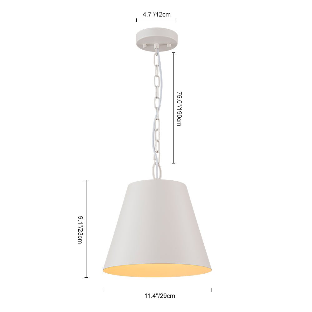 Lampada a sospensione geometrica scandinava a 1 luce