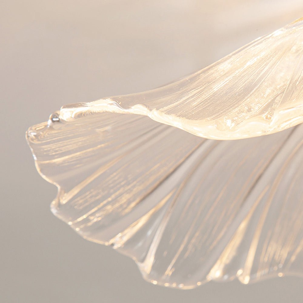 Lampada a sospensione in vetro ispirata ai fiori di loto vintage tradizionale a 1 luce