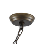 Lampadario a Globo di Cristallo Vintage in Stile Francese con 3 Luci