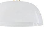 Lampada a sospensione vintage retrò con diffusore in vetro alabastrino bianco