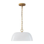 Lampada a sospensione vintage retrò con diffusore in vetro alabastrino bianco