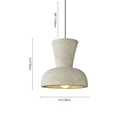 Lampadario Geometrico a Campana 1 Luce per Tavolo da Pranzo