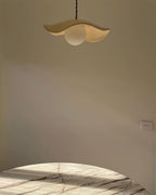 Lampada a sospensione in resina a forma di cappello con 1 luce Wabi Sabi