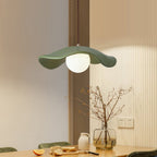 Lampada a sospensione in resina a forma di cappello con 1 luce Wabi Sabi
