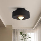 Wabi Sabi Plafoniera Semi Flush Montata in Resina a 1 Luce