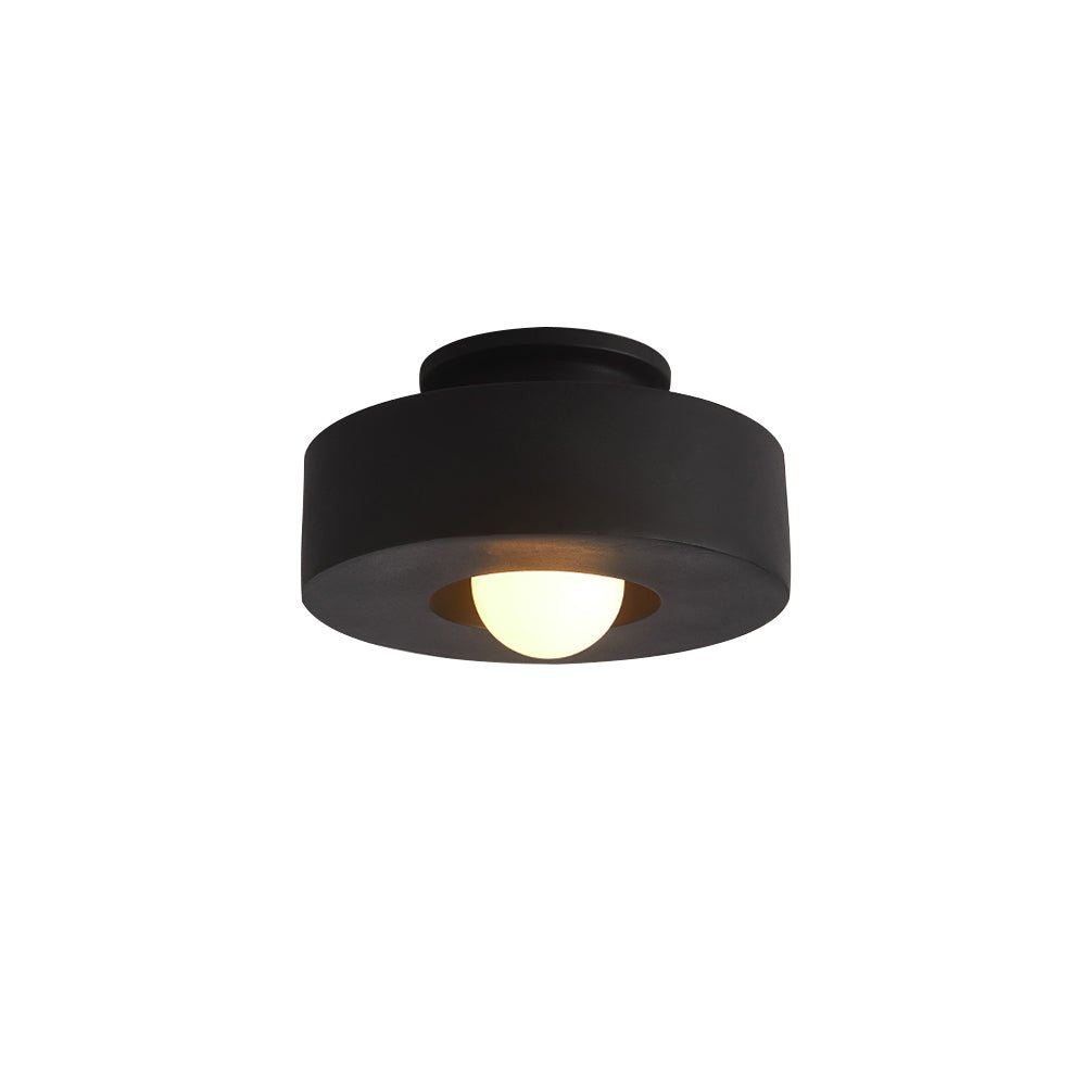 Wabi Sabi Plafoniera Semi Flush Montata in Resina a 1 Luce