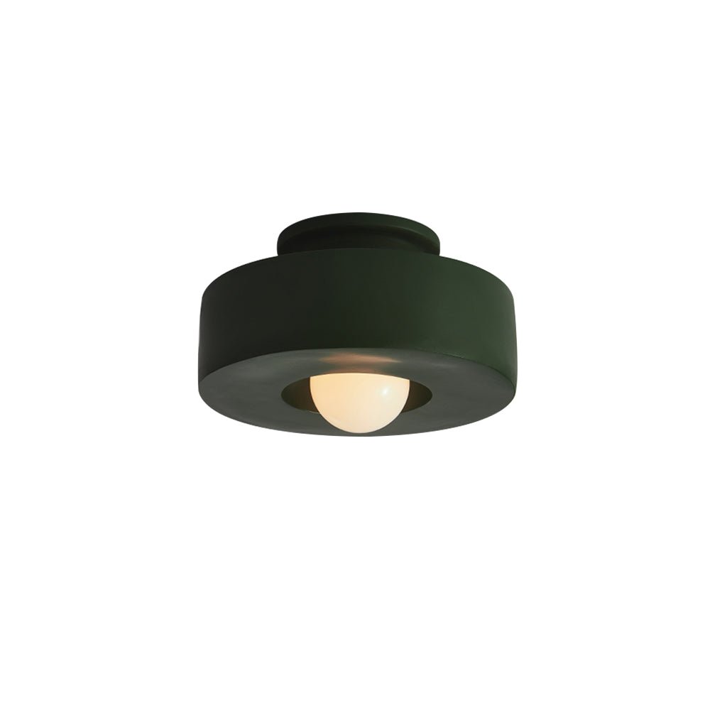 Wabi Sabi Plafoniera Semi Flush Montata in Resina a 1 Luce