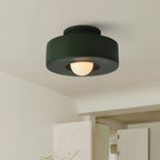 Wabi Sabi Plafoniera Semi Flush Montata in Resina a 1 Luce