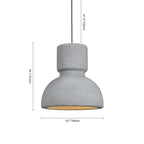 Lampada a sospensione a forma di torcia con 1 luce