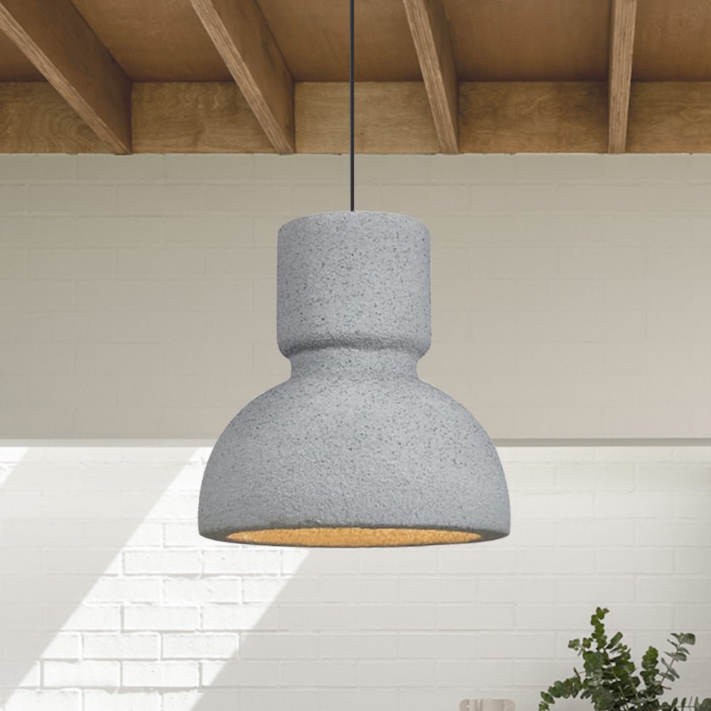 Lampada a sospensione a forma di torcia con 1 luce