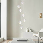 Lampade a sospensione moderne a globo con gocce d'acqua