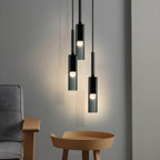 Lampada a sospensione in vetro fumé – Design elegante con effetti di luce scintillanti | Perfetta per il soggiorno
