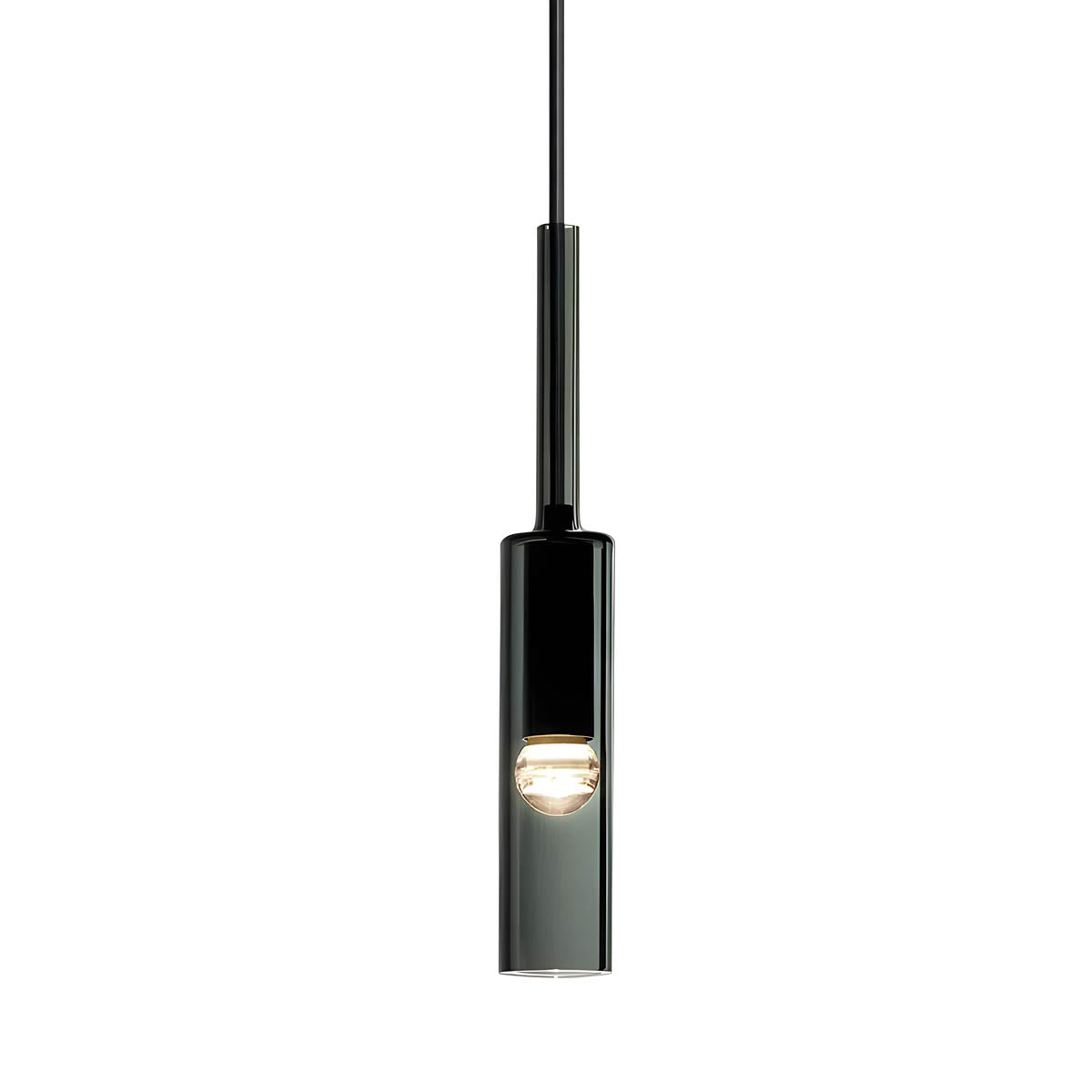Lampada a sospensione in vetro fumé – Design elegante con effetti di luce scintillanti | Perfetta per il soggiorno