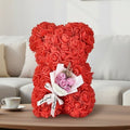 PETALLOVE – Orso di Rosa in Schiuma Artificiale per San Valentino e Arredamento Domestico