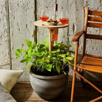 Tavolo Picky Wine – Tavolo Portatile da Esterno con Portabottiglie e Portabicchieri – Ideale per Picnic